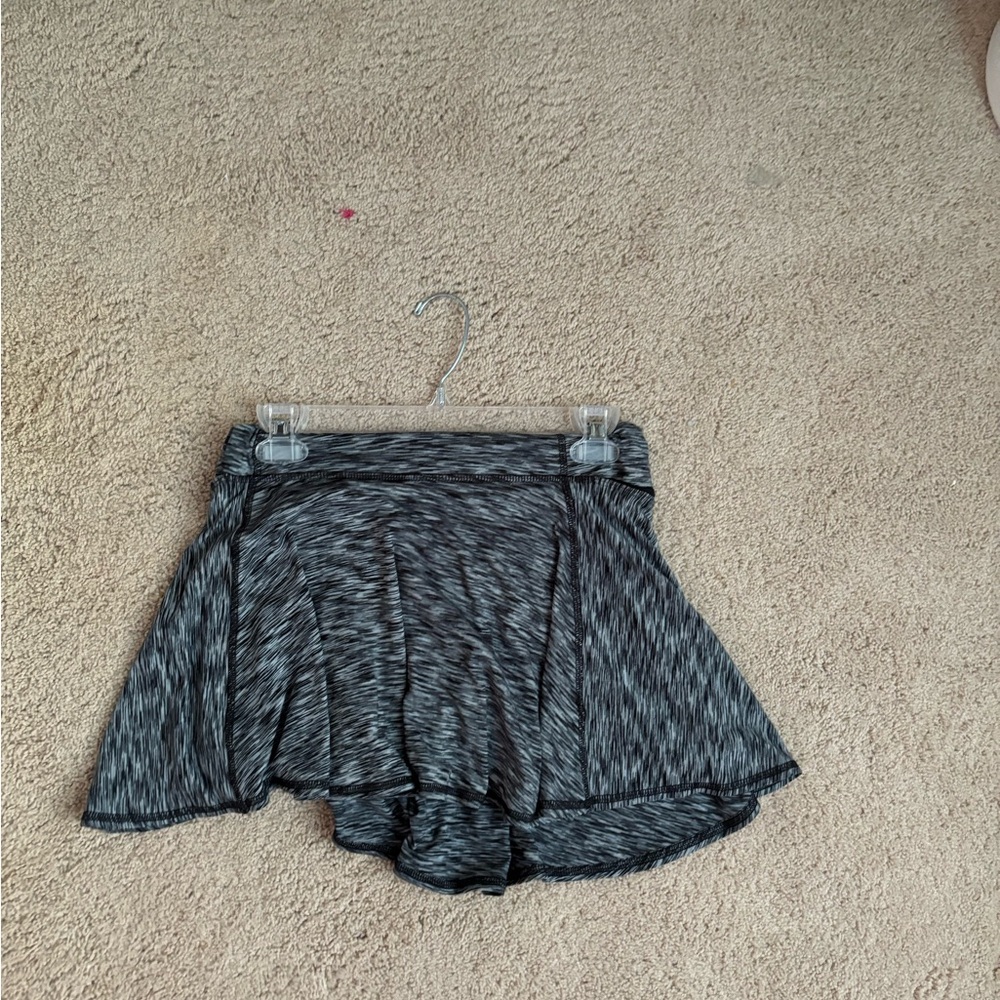 Black and Gray Skort